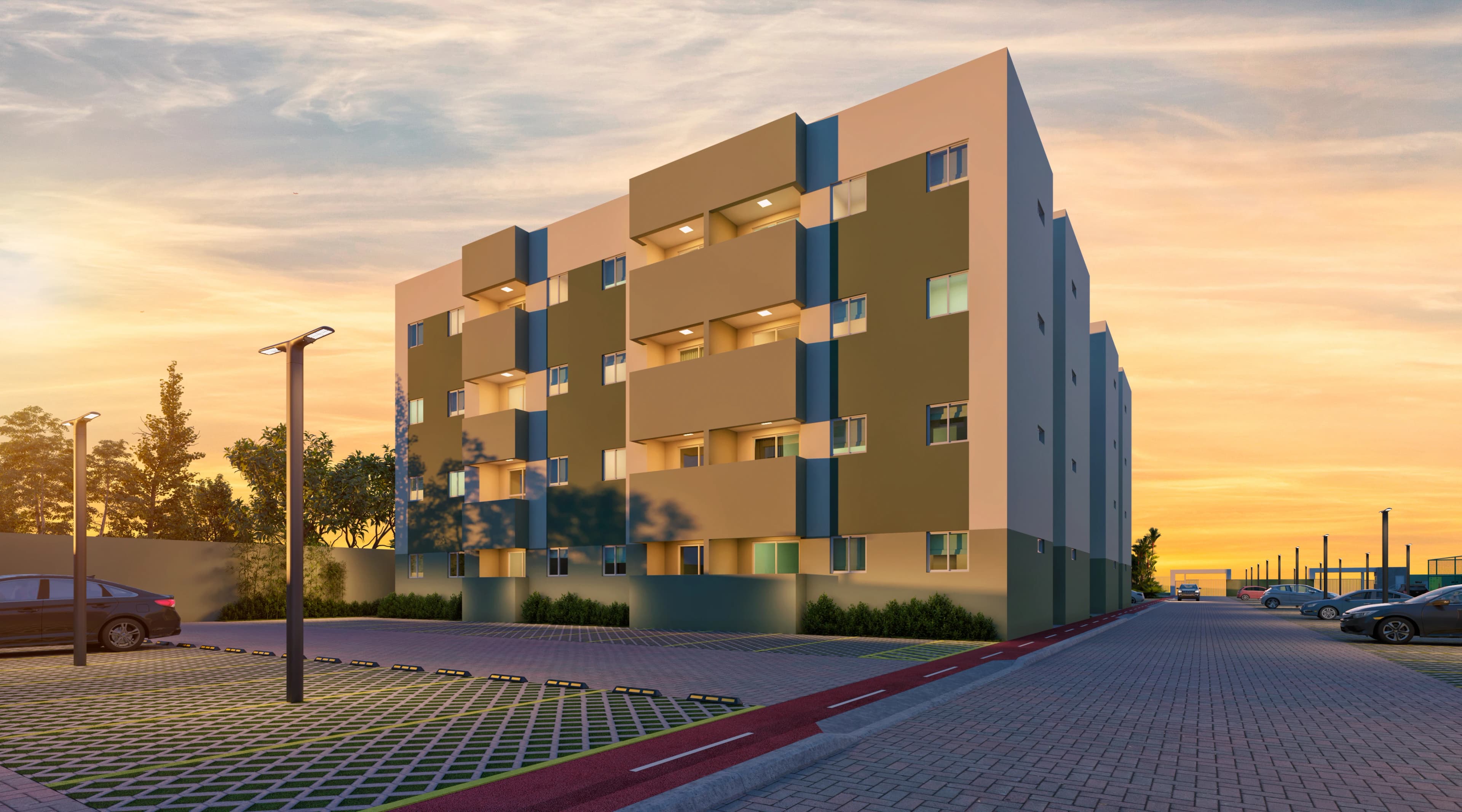 Fachada do Europa Residence