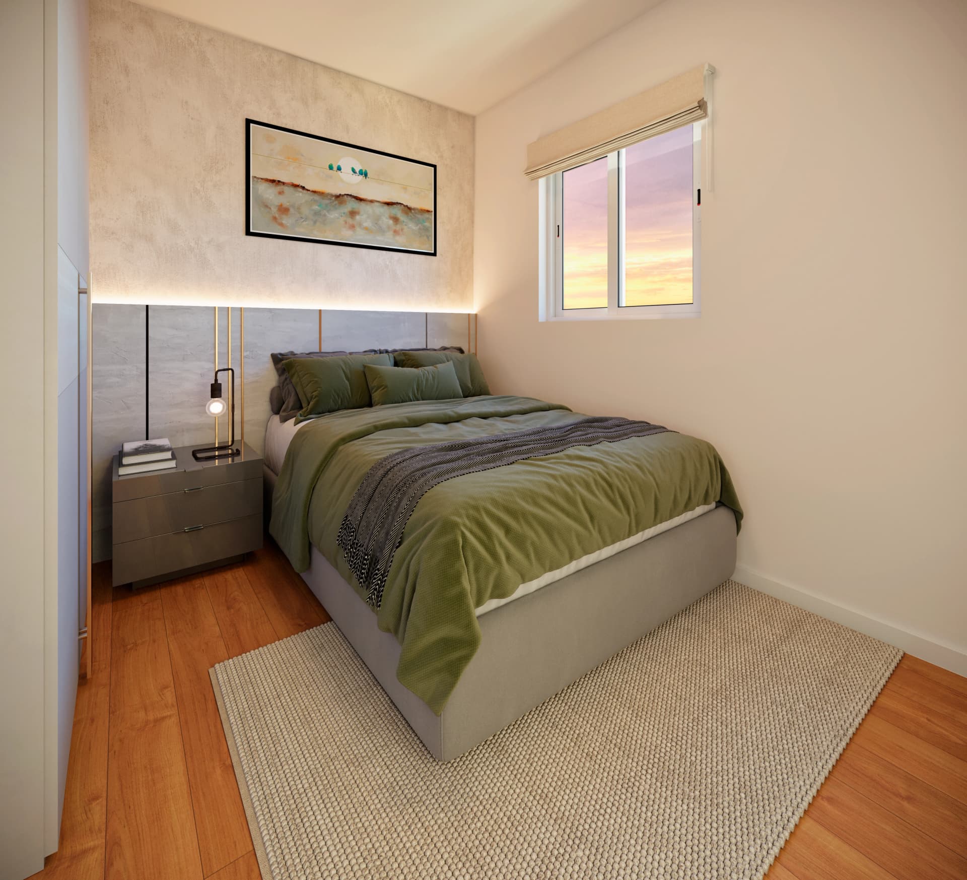 Suíte do apartamento